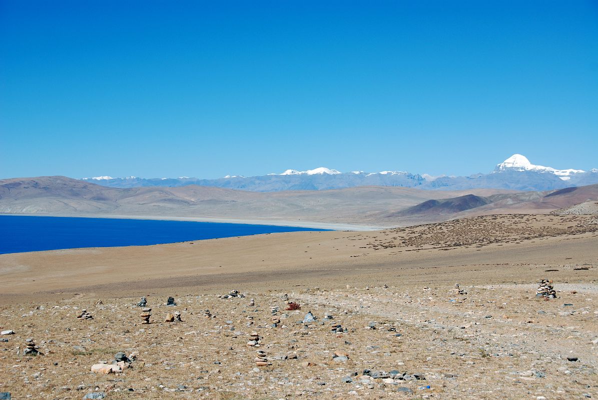 31 Lake Rakshas Tal And Mount Kailash From Ridge Between Lake 